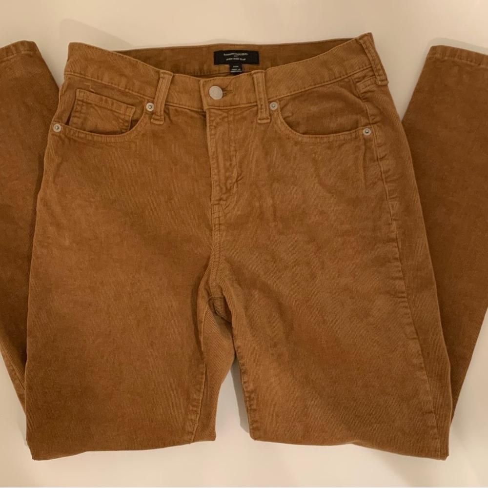 Banana Republic High Rise Slim Corduroy Trousers